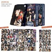 AESPA<LEMONADE>Latest Album Photo Cards. 92pcs/Box (60 LOMO Cards + 32 Stickers). High-Definition Waterproof Sticker Collection (80pcs/Pack). Karina, Winter, Ningning, Giselle. K-Pop Fan Support Gift. Suitable For Collection Or As Concert Giveaways. For Photo Album And Room Decoration. Back To School, Birthday, Holiday Gift - Multicolor - View 6