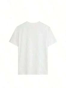 Sold Separately, Not A Three-Piece Set. Women's Vintage American-Style Printed T-Shirt, Soft And Comfortable, Available In Various Styles. Three Designs To Choose From. Made From 100% Pure Cotton, It's Ideal For Working Out, Everyday Wear, Vacations, School, The Office, And Parties. - 白色 - 查看 3