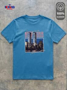 King T-shirt Men T-Shirts - Dusty Blue - View 2