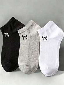 40/30/20/15/10/5/1 par de calcetines puros para mujer, calcetines invisibles, calcetines de tobillo, calcetines blancos, calcetines grises, calcetines negros, calcetines para damas, calcetines lindos, calcetines para niñas, adecuados para otoño, invierno, primavera, verano, diseño de malla transpirable, absorción de humedad, suaves y cómodos, adecuados para diversas ocasiones como festivales, deportes, casual, negocios, combinaciones de colores aleatorias - Multicolor - Ver 2