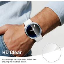适用于三星 Galaxy Watch 8/7/6/5 44mm/40mm/Ultra 47mm 的 3/5 片装钢化玻璃屏幕保护膜,9H 硬度防刮,超薄贴合,触控灵敏,高清透明 - 適用於 Galaxy Watch 7/8 Ultra - 查看 11