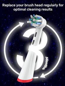 4 8 12 入裝適用於 OralB IO 電動牙刷替換刷頭，專業多角度刷毛牙刷頭替換裝，適用於 OralB IO (2/3/4/5/6/7/7G/8/9/10) 電動牙刷 - 查看 8