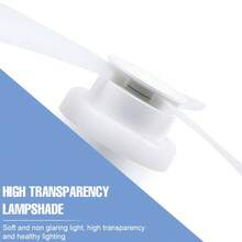 CanLing LED Silent Ceiling Fan Light E27/E26 Embedded Pendant Light Bulb AC85-265V 3-Speed Switch Control Awning Pendant Light Home Living Room Bedroom Study Kitchen Desk Bunk Bed Eye-Protection Flicker-Free Soft Light Summer Camping Tent Cool Small Fan - E27/E26 Fan Light Bulb - View 9