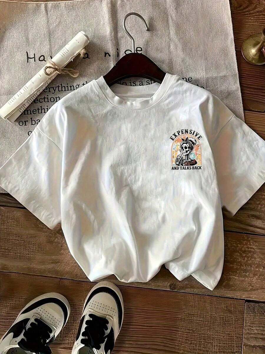 Ropa de Verano, 1 Pieza, Camiseta de Mujer con Gráfico del Parque Nacional Zion, Paisaje de Utah, Estilo Vacaciones de Verano, Camiseta de Manga Corta, Casual, para Senderismo al Aire Libre - Blanco 17 - Ver 1