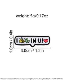 Insignia de esmalte con juego de palabras "I Bee Leaf In You", diseño humorístico único, idea de regalo perfecta, material de esmalte duradero, ideal para amantes de los accesorios - Multicolor - Ver 3