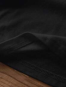 Women's T-Shirt For Spring And Summer - Black - View 4