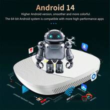 Q96 OHP Android 14 串流電視盒 Allwinner H313 WiFi 6 4G/5G 8K 4K AV1 Full HD 智慧媒體播放器 語音控制 OTA IPTV 機頂盒 - 查看 4