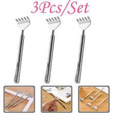 1/3/6pcs Premium Mini Massage Wand – Extendable Back Scratcher & Massager, Pen-Style Stainless Steel With Pocket Clip, Portable Deep-Kneading Tool For Muscle & Back - A - View 13