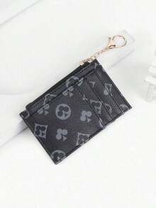 [Cartera Elegante para Mujer] Cartera Delgada de Doble Pliegue - Diseño Minimalista con Monedero, Regalo Perfecto para Cumpleaños/Aniversario - Albaricoque - Ver 9