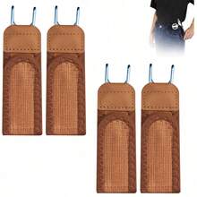 2 piezas/4 piezas/6 piezas Cinturón elástico sin hebilla, cinturón elástico cómodo y adecuado para vaqueros, unisex - Versión mejorada - Ver 4