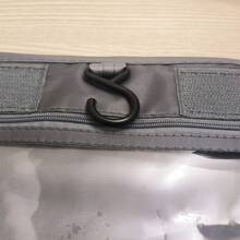 1pc Fashion Portable Cosmetic Bag, New Travel Large Capacity Waterproof Toiletry Organizer - D Gray - View 9