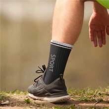 1/5/10 Pairs Men's Lightweight Breathable Sports Socks For Spring & Summer, Suitable For Home & Workout - Multicolor - View 5