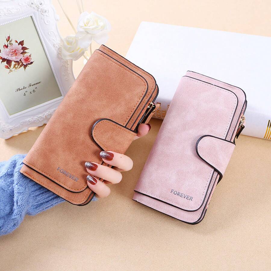 Women Wallet & Check Holder - Brown Color Available for Pre-order In 25 Days. - View 1