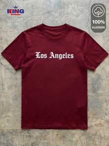 King T-shirt Men T-Shirts - Burgundy - View 2