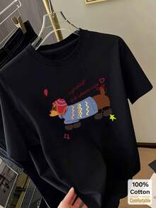 Women T-Shirts - Black - View 1