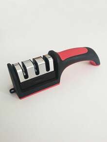 1pc Professional Grade 4 Tungsten Ceramic Knife Sharpener, Suitable For Outdoor Camping, Hunting And Kitchen Knives - Multicolor - View 7