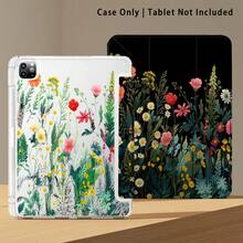 Floral And Other Pattern, Painted Effect Acrylic Crystal Tablet Protective Case With Stand, Compatible With Samsung/Apple/Honor/ Matepad/ - Style 11 - View 6