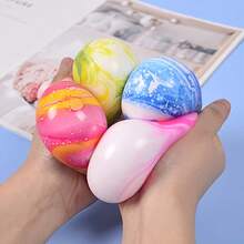 Random 1pc Squeeze Ball Toys, Bouncy Stress‑Relief Squeeze Balls, Multi‑Colored Bouncy Stress‑Relief Balls. They Feature Soft Texture And Slow Rebound, Serving As Fun Sensory Toys. Used For Stress Relief And Hand Exercise, They Are Ideal Gifts For Classmates, Birthday Presents, Holiday Gifts And Classroom Rewards, As Well As Perfect Toys For Easing Anxiety. - Multicolor - View 7
