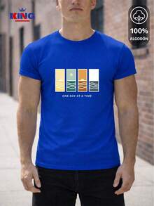 King T-shirt Men T-Shirts - Blue - View 1