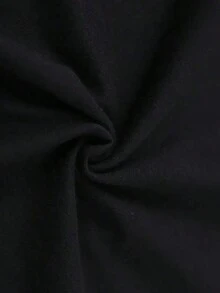 Soft Selección Más Vendida: Camiseta de Disfraz de Mariachi Mexicano Charro Cinco de Mayo para Hombre - Base negra con diseño tradicional de mariachi en rojo y dorado, mangas cortas y cuello redondo, adecuada para uso casual y formal, ideal para fiestas temáticas, desfiles y eventos culturales - Camiseta de Cuello Redondo y Corte Holgado de M Seasonal Clothing pattern - Negro - Ver 4