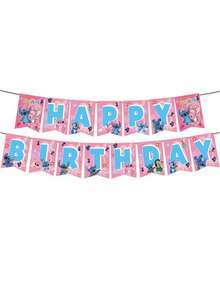 Bộ trang trí tiệc sinh nhật chủ đề Stitch màu hồng của Disney, banner xoắn ốc treo trang trí bánh kem hình Stitch, đồ dùng tiệc Stitch, hoàn hảo cho tiệc sinh nhật trẻ em, họp mặt gia đình, lễ kỷ niệm ngày lễ, tiệc mừng em bé chào đời, tiệc tốt nghiệp, dã ngoại ngoài trời, tiệc theo chủ đề ngày lễ, đạo cụ chụp ảnh, trang trí tiệc gia đình, trang trí phòng, quà sinh nhật cho bé gái, phụ kiện trang trí tiệc hoạt hình chủ đề Stitch, phù hợp cho các lễ kỷ niệm ở mọi lứa tuổi. - Nhiều màu - Xem 3