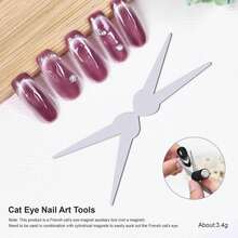 New Cat Eye Magnetic Nail Tools, Strong Magnetic Ring, Beginner Nail Art Supplies - Multicolor - View 2