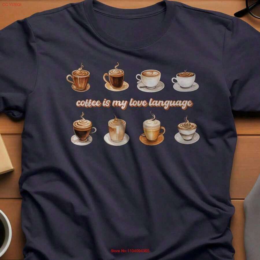 Camiseta de Mujer CoffeeCoffee Sweet Girls, Blusas de Dibujos Animados de Mafalda, Estilo Harajuku, Casual, Manga Corta, Vintage - Negro - Ver 1