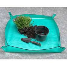 1pc Indoor Soil Replacement Mat, Foldable Waterproof Leak-Proof Potting Mat For Indoor Gardening, Easy Cleanup To Keep Floor Clean, Suitable For Balcony And Indoor Soil Mixing - Gardening Mat - View 6