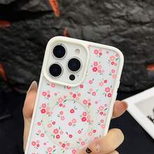 マグネット式黄ばみ防止 | 高級感あふれる2in1アクリルマグネット式スマホケース！スタイリッシュで手触りも良く、実用的な保護機能とマグネット式・耐衝撃設計を融合させた、高級感あふれるケースです。 小花柄赤い花緑の葉ケース  11  17e 手机壳  17e 手机壳 家族、恋人、友人、そして子供たちへのプレゼントに最適です。  17 Pro/13/ 13 pro/15 Pro/14 Pro Max/13 Pro Max/12/14 Plus/17e/16 Plus/14 Pro/Apple  Air/16 Pro Max/11 Pro Max/16e/15 Plus/15/14/15 Pro Max/12 Pro/16 Pro/12 Pro Max/16/11 Pro/17 Pro Max/17 - ブルー - チェックする 5