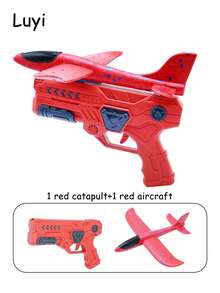 Foam Glider Launcher Toy Set, With 2 Flight Modes Glider Plane, Outdoor Activity Toy For Boys And Girls, Birthday/Christmas Gift - Multicolor - View 11
