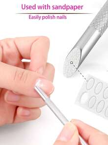 3pcs/2pcs Professional Multi-Function Nail Cuticle Removal Set, Includes Full Jaw Cuticle Pliers, Cuticle Pusher And Gel Nail Remover, Helps You Effectively Clean Nail Cuticles, Remove Nail Gel And Care For Nails, Perfect For Beginners, Nail Enthusiasts And Nail Technicians Who Need Precise And Efficient Cuticle Trimming - Silver - View 7