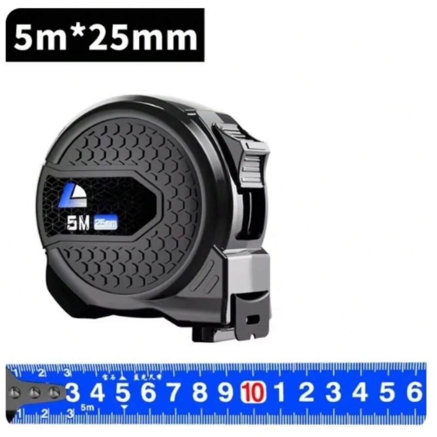 High Precision Retractable Measuring Tape Of 3/5 Meters, 5/10 Meters, Measuring Tool For Woodworking, Multifunctional Measuring Instrument. - 5M25MM - View 1