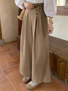 Women Midi Dresses - Khaki - View 6