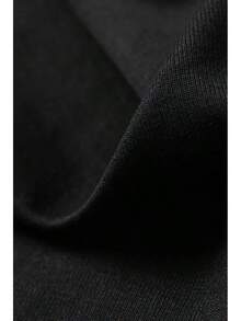Playera de mujer de algodón cuello redondo manga corta verano casual oveja negra  viral en México - Negro - Ver 4