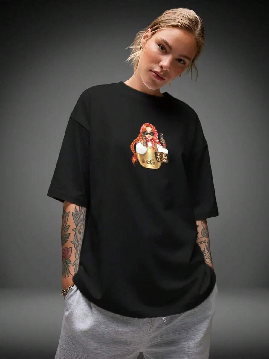 ¡La camiseta de mujer más popular de 2026! Camiseta de manga corta para mujer, moderna, juvenil, ligera y casual con ajuste ajustable. ¡El material es y confiable! - N.º 6 Matszka - Ver 1