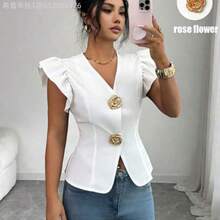 Women Blouses & Shirts - White - View 1