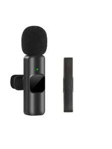 Micrófono de solapa inalámbrico K60 compatible con teléfonos inteligentes Android para grabación de video y audio, vlogging - Negro - Ver 13