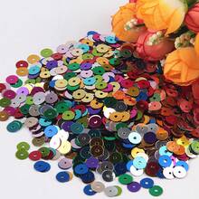 Mix Color Embroidery Glitter Sequins 3-30mm Flat Round Laser Sequin PVC Paillettes Sewing Jewelry Making Wedding Craft DIY Handmade Garments Lentejuelas Accessories - 20 Grams - View 14