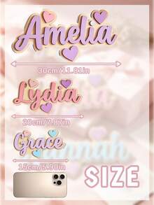Personalized Heart-Shaped Wooden Door Sign: Customized Name And Number Plaque, Handcrafted From Premium Natural Wood With Multiple Color Options. For Apartments, Bedrooms, Offices, Hotels, Gardens And Other Spaces, Housewarming Gift - Multicolor - View 9