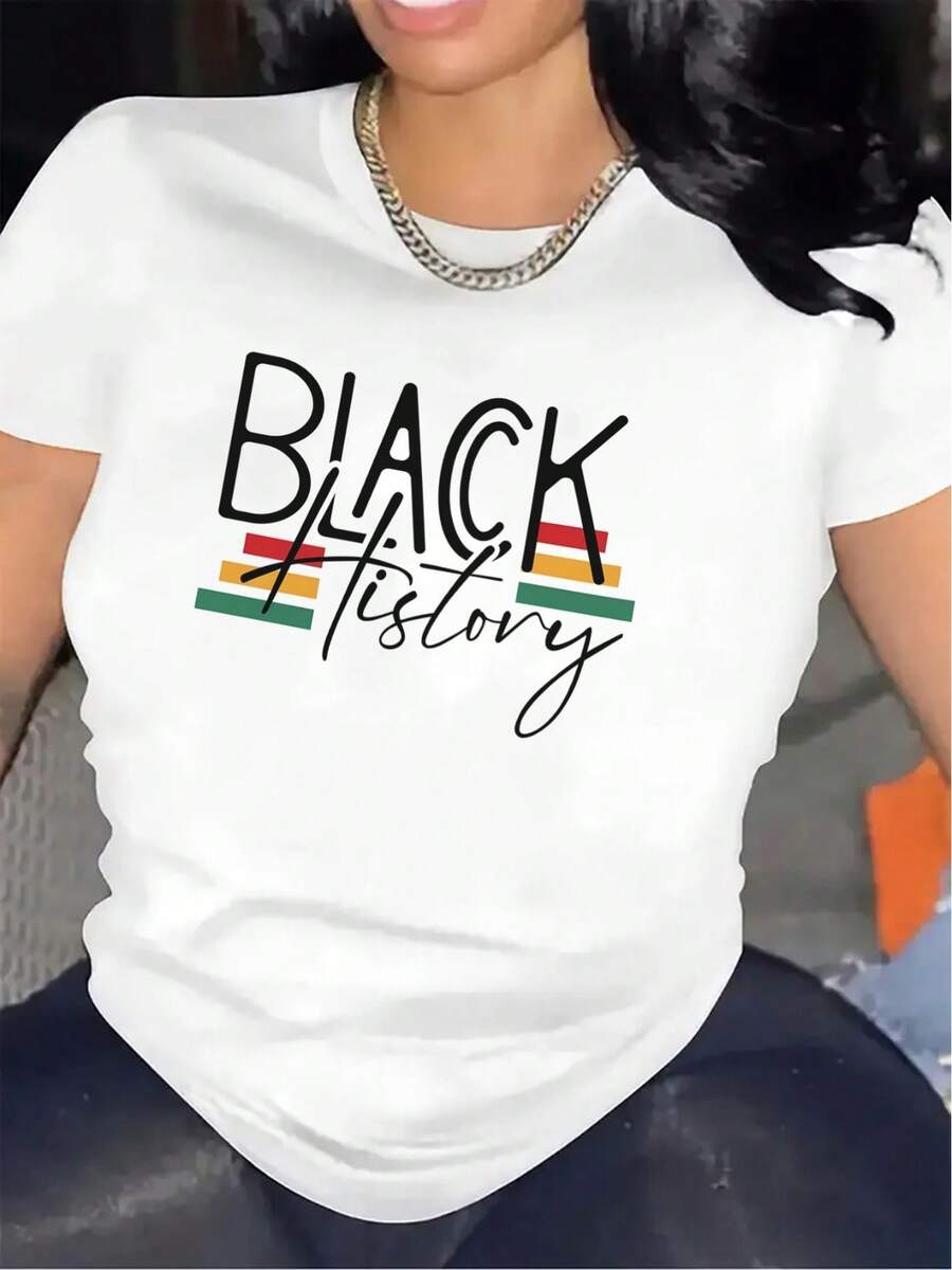 T-Shirt For Home Or Office | Lightweight And Durable Fabric With Vibrant Design, Ideal For Casual Events, Comfortable Fit, Stylish Graphic Tee For Everyday Wear, Crew Neck, Medium Stretch Fabric, Printed Pattern - [白色的] - 查看 1