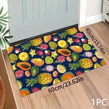 1pc Colorful Fruit Pattern Printed Rug, Long Doormat Series, Suitable For Living Room, Laundry Room, Bathroom, Kitchen, Bedroom - Multicolor - View 13