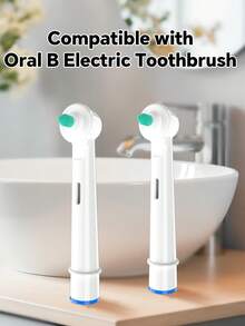 2/4 Pcs Compatible With OralB Electric Toothbrush Replacement Interdental Brush Heads, Toothbrush Head Refills Compatible With Oralb Pro Series Electric Toothbrushes, For Cleaning Between Teeth - View 2