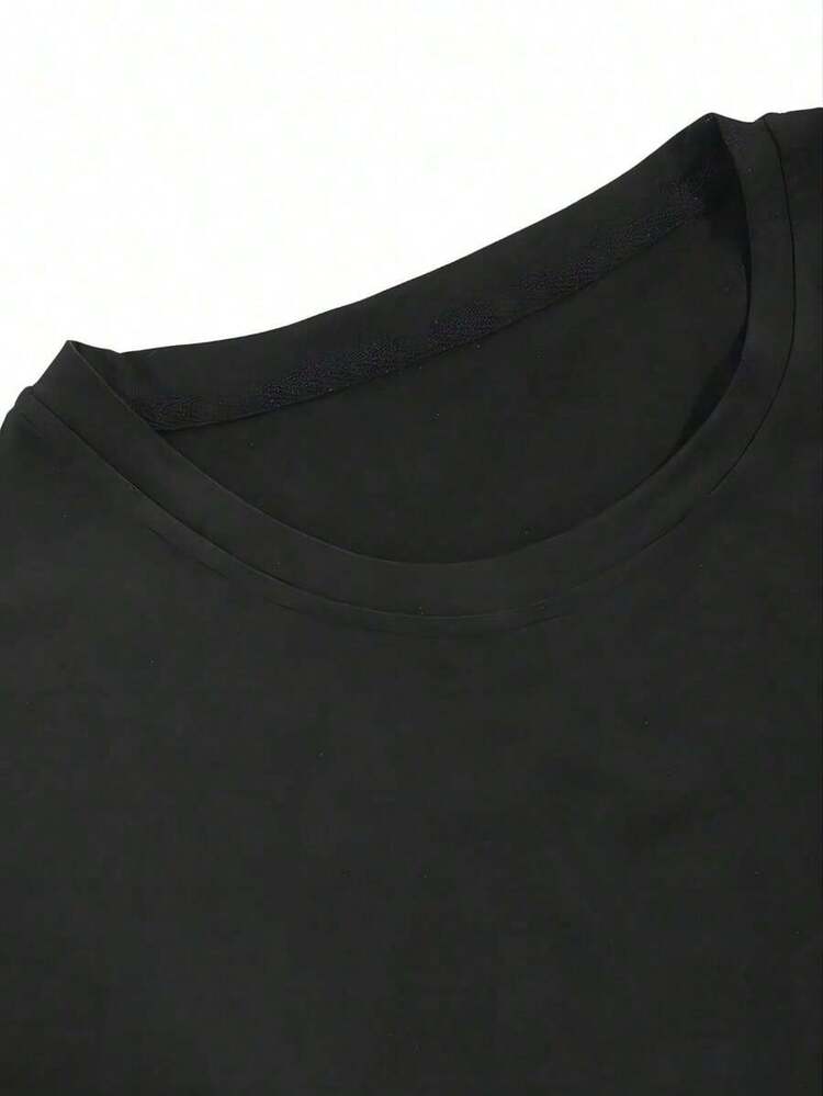 100% Pure Cotton T-Shirt - Black 4 - View 4
