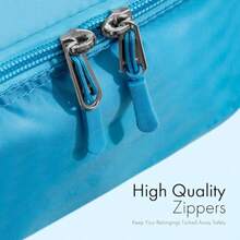 Carrywell - Cubos de embalaje para maletas y equipaje de mano bolsas organizadoras de equipaje para ropa y artículos esenciales de viaje 8 unidades (no fabricado en China - Azul - Ver 7