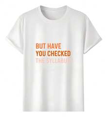 Playeras Pero Has Revisado El Syllabus? - Blanco - Ver 1