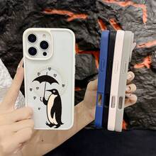 マグネット式黄ばみ防止 | 高級感あふれる2in1アクリルマグネット式スマホケース！スタイリッシュで手触りも良く、実用的な保護機能とマグネット式・耐衝撃設計を融合させた、高級感あふれるケースです。 ペンギン傘ハートケース  11  17e 手机壳  17e 手机壳 家族、恋人、友人、そして子供たちへのプレゼントに最適です。  12 Pro/16e/11 Pro Max/15 Pro/14 Pro Max/14/13 Pro Max/13/Apple  Air/ 13 pro/16 Pro Max/17/14 Plus/17 Pro/12 Pro Max/11 Pro/16 Plus/15 Plus/17e/14 Pro/12/15/16/17 Pro Max/15 Pro Max/16 Pro - ブラック - チェックする 4