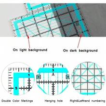 3 Pack Acrylic Quilting Square Ruler Set – 2.5", 3.5" & 5" Fabric Cutting Templates For Quilting And Sewing Projects - 1 - View 3