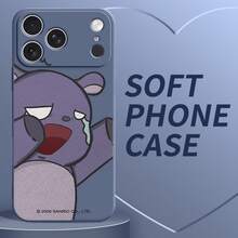 SANRIO スマホケース - サンリオスマホケース キュートなバクデザイン iPhone17 17Promax Air 17 Pro 17E 16 16Pro 16Plus 16E 15Promax 15Pro 14 14Promax 13Pm 13Promax 12Promax 12 11 11Pro 11Pro Max Xs Xr 8Plus 7Plus 6Plus 6対応 かわいいアニメ柄 完全な保護ケース - ブラック - チェックする 7