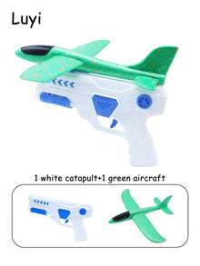 Foam Glider Launcher Toy Set, With 2 Flight Modes Glider Plane, Outdoor Activity Toy For Boys And Girls, Birthday/Christmas Gift - Multicolor - View 12