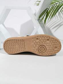 Hidkat 1 đôi giày thể thao nữ kiểu slip-on, giày trượt ván ngoài trời thông thường, giày thể thao đa năng hàng ngày. - 117 Đen - Xem 7